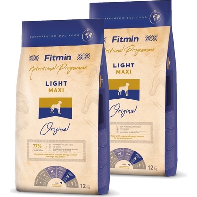 Fitmin dog maxi light 2 x 12 kg