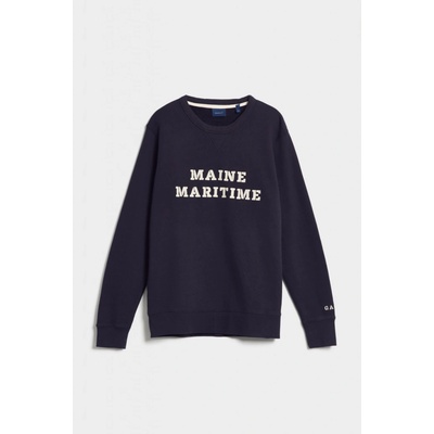 GANT D2. MARITIME C-NECK modrá