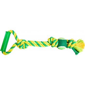 Hip Hop Preťahovadlo s rukoväťou 3 uzly tenisák 45 cm 310 g