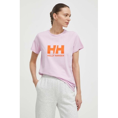 Helly Hansen Памучна тениска Helly Hansen в розово (34465)