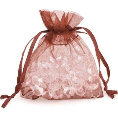 Paper Design Dárkový sáček organza 12 x 17 cm - hnědá - 249845