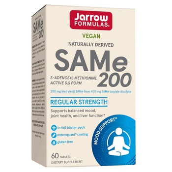 Jarrow Formulas SAMe, 200 мг, 60 таблетки
