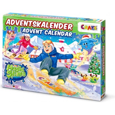 Craze Kreativní Adventní kalendář Magic Slime magický sliz