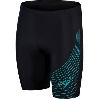 Speedo Бански гащета Speedo Men's Medley Logo Jam Swim Shorts - Black/Green