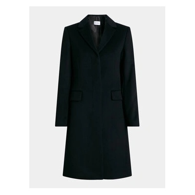 Calvin Klein Вълнено палто Essential K20K206877 Черен Regular Fit (Essential K20K206877)