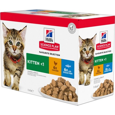 Hill’s Science Plan Kitten morské ryby 12 x 85 g