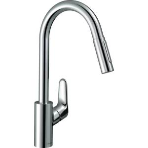 Hansgrohe Кухненски смесител Hansgrohe Focus M41 240 Eco с издърпващ се душ с 2 струи 31833000 (31833000)