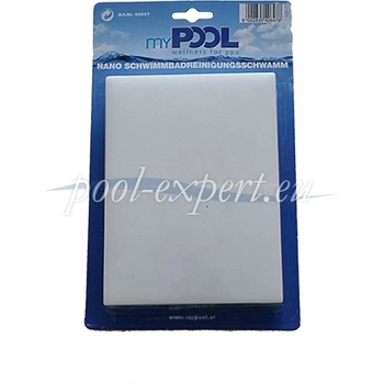 Image 1 of Pool expert Почистваща нано - гъбичка за водната линия на басейна 2бр