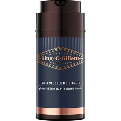 Gillette King Hydratace na obličej a strniště 100 ml – Zboží Dáma