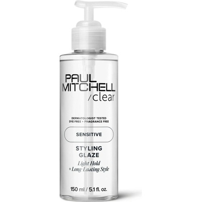 Ľahký gél na jemnú fixáciu a tvar Paul Mitchell Clear Sensitive Styling Glaze - 150 ml