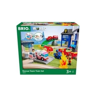 BRIO Playset Ravensburger Rescue Team Train Set