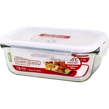 LOCK&LOCK Sklenená zapékacia miska s vekom 630ml borosilikát