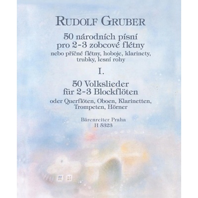 Bärenreiter 50 národních písní I. díl Noty