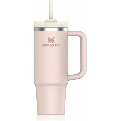 Stanley Quencher H2.O FlowState™ Tumbler tumbler z nehrdzavejúcej ocele s rúrkou stredný Rose Quartz 2.0 890 ml