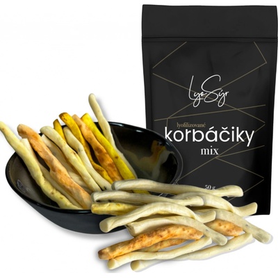 Lyopotraviny MiXniSi Lyofilizované korbáčiky 3 druhy 100 g – Sleviste.cz