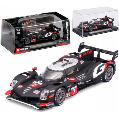 Bburago model auta Toyota GR010 Hybrid 7 čierny 1 kus 1:43