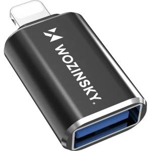 Wozinsky WALA-01 Lightning към USB-A OTG адаптер - черен (WALA-01)