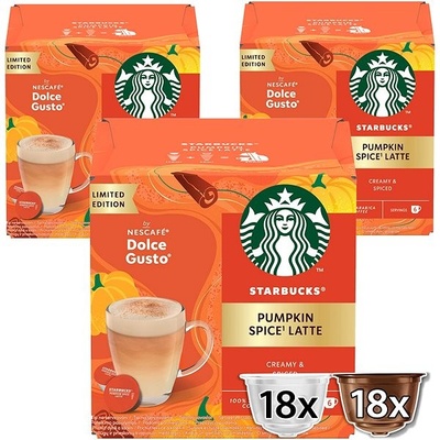 STARBUCKS Pumpkin Spice Latte by NESCAFÉ Dolce Gusto 3 x 12 kapsúl