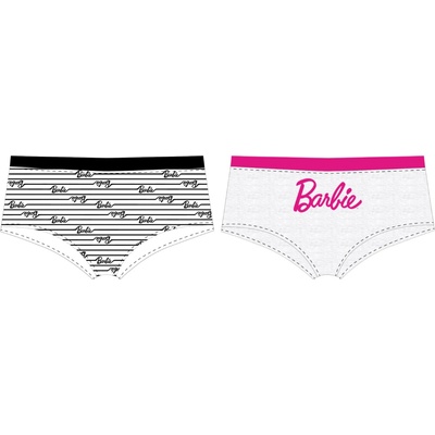 Barbie licencia dievčenské nohavičky 5233287 svetlo šedá/ biela