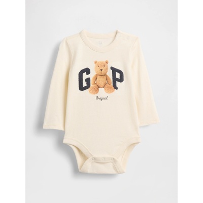GAP Baby body Brannan Bear Logo Béžová – Hledejceny.cz