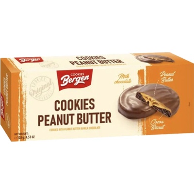 BERGEN COOKIES PEANUT BUTTER 128 g