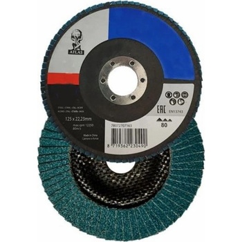 Atlas Lamelový kotouč 125 x 22.2 mm P80 KX663 78072707163