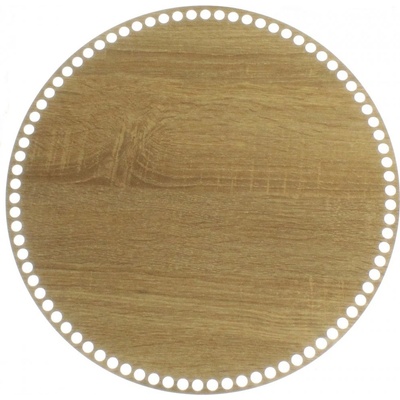 Dno na košík kruh 40 cm Dub Taupe typ B40