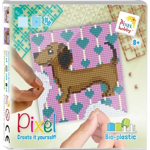Pixelhobby Мозайка с пиксели Classic, Pixelhobby, 48x48 пиксела - Дакел (44044-Dachshund)
