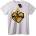 NOONEBRAND Тениска със свято сърце - XS, White