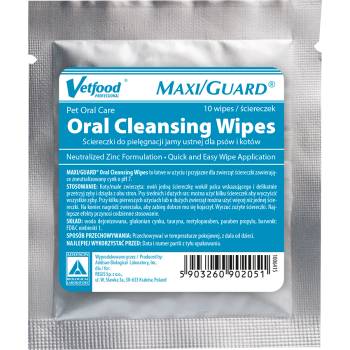 Vetfood maxi/guard кърпички за почистване на устата, 10 броя