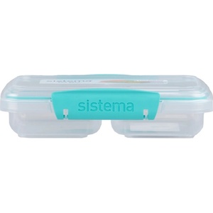 Sistema Кутия за закуски Sistema To Go Small Split с 2 отделения 350 мл, мента
