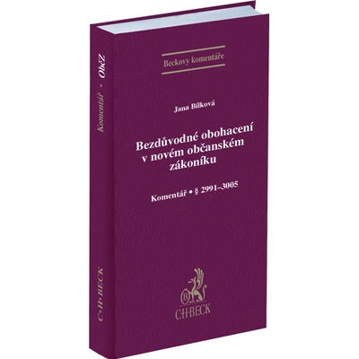 Bezdůvodné obohacení v novém občanském zákoníku Komentář