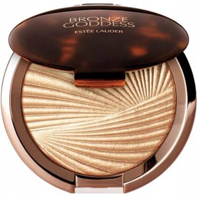 Estée Lauder Bronze Goddess Jediný lisovaný rozjasňovač zlatý Heat Wave 9 g