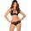Obsessive Norides 2-pcs Set Black XS/S
