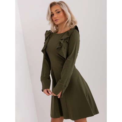 Lily Rose Dress EM-SK-HW-20-395.34P-khaki hnedá