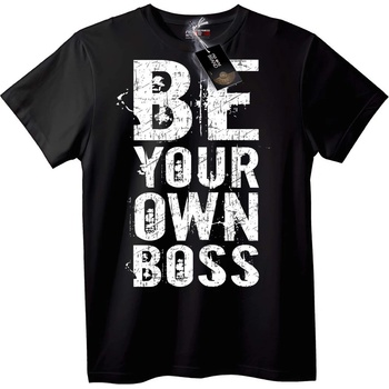 NOONEBRAND Тениска Бъди сам шеф - XXS, Black