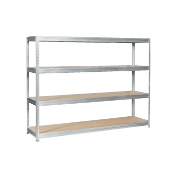 Carmen Метален стелаж MEGA 177x240x45 см, до 450 кг на рафт - цинк