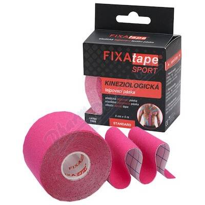 FIXAtape STANDARD šport tejpovacia páska ružová 5 cm x 5 m