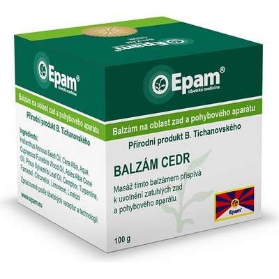 EPAM balzám Cedr na oblast zad a pohybového aparátu 100 g