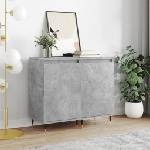 vidaXL Бюфети 2 бр бетонно сив 40x35x70 см инженерно дърво (831045)