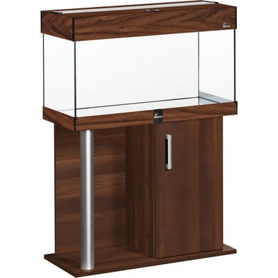 Diversa Comfort LED akvarijní set rovný hliník ořech 180 l