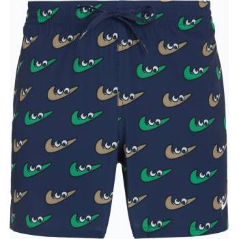 Nike Мъжки бански шорти Nike Multi Print 5" Volley midnight navy
