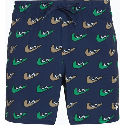Nike Мъжки бански шорти Nike Multi Print 5" Volley midnight navy