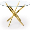 Halmar Raymond doska - transparent, nohy - zlaté