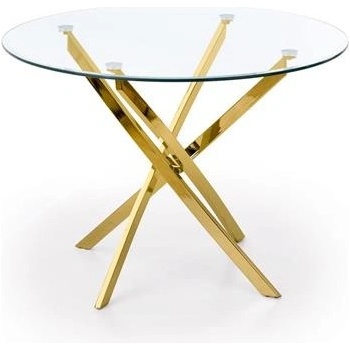 Halmar Raymond doska - transparent, nohy - zlaté