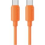 USAMS iPhone 14 Plus / 14 Pro Max / 14 Pro USAMS U98 кабел за данни Type-C - Lightning, 100 см, ОРАНЖЕВ SJ788USB03 (SJ788USB03)