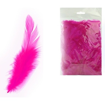 Peří barevné Luma, purpurové, 10g