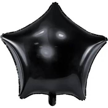 Image 1 of PartyDeco Балон от фолио - Черна звезда 48 см
