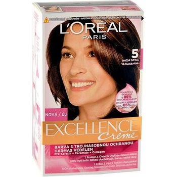 L'Oréal Excellence 5 hnědá světlá 172 ml