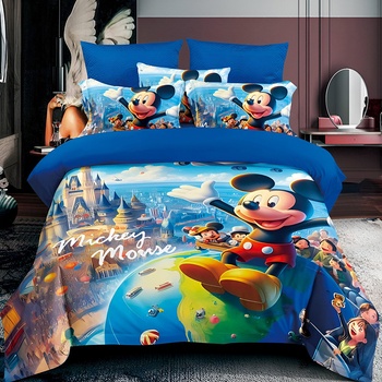 EmonaMall Детско спално бельо 3D (реално изображение) EmonaMall, 6 части - Модел S18802 (S18802-4444e7)